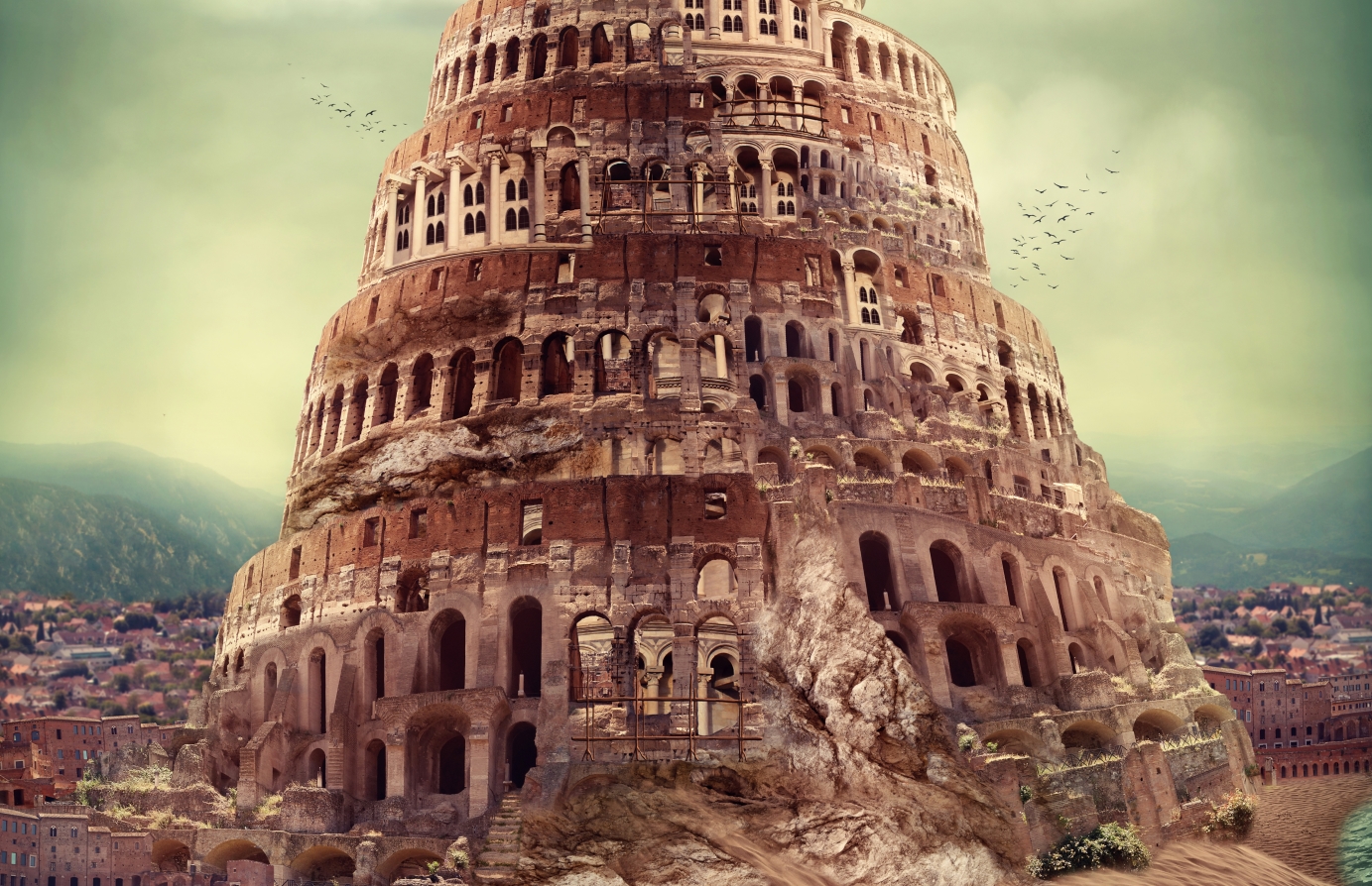 Питер брейгель Вавилонская башня картина