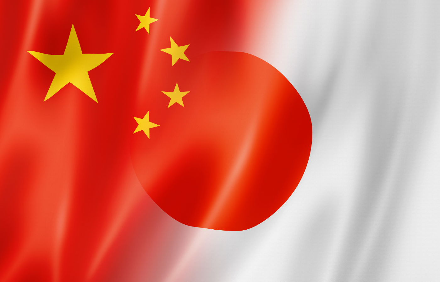 Флаг японии и китая фото